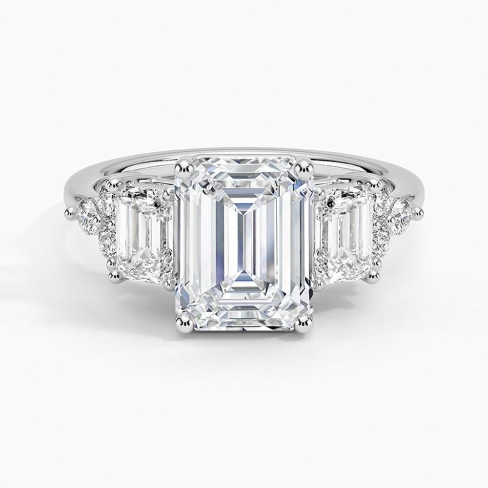The Sabine Cluster Diamond Engagement Ring